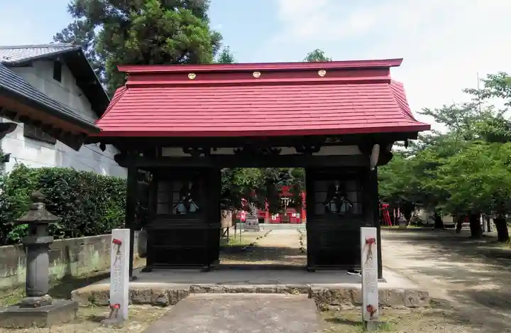 石和八幡宮(官知物部神社)の山門・神門