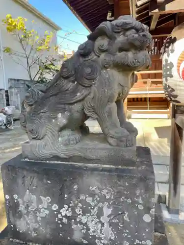 白山神社の狛犬