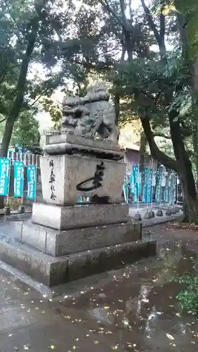 戸上神社の狛犬