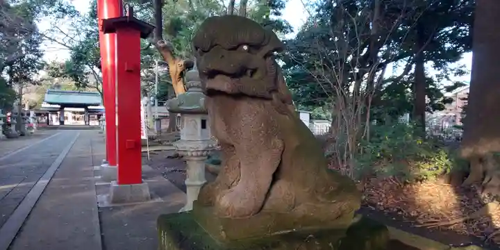 峯ヶ岡八幡神社の狛犬