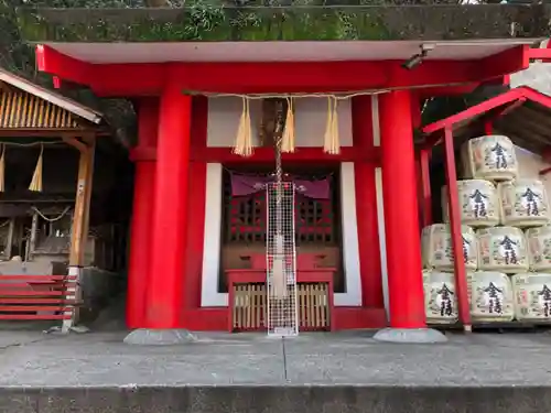 徳島眉山天神社の鳥居