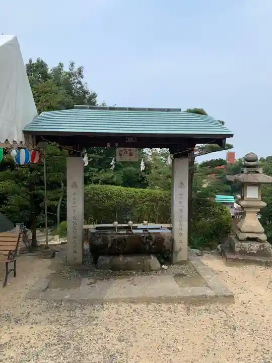 伊佐爾波神社の手水舎