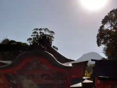 枚聞神社の景色