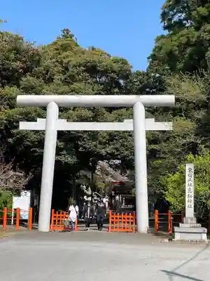 息栖神社の鳥居