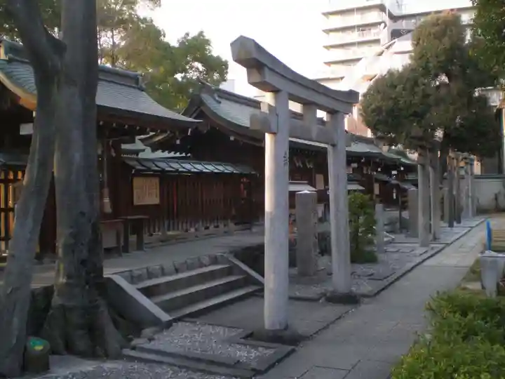 難波大社 生國魂神社の鳥居