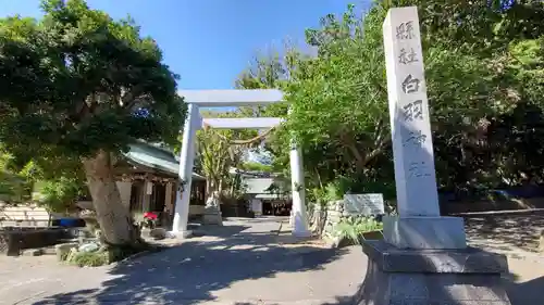 白羽神社の鳥居