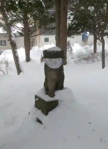 北広島市総鎮守　廣島神社の狛犬