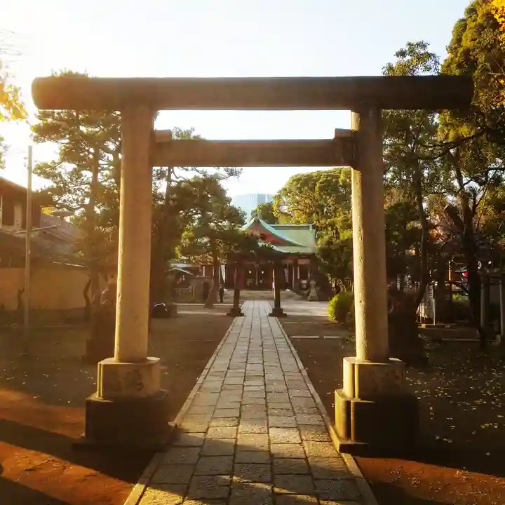 品川神社の鳥居