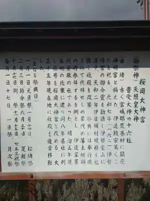 櫻岡大神宮の歴史