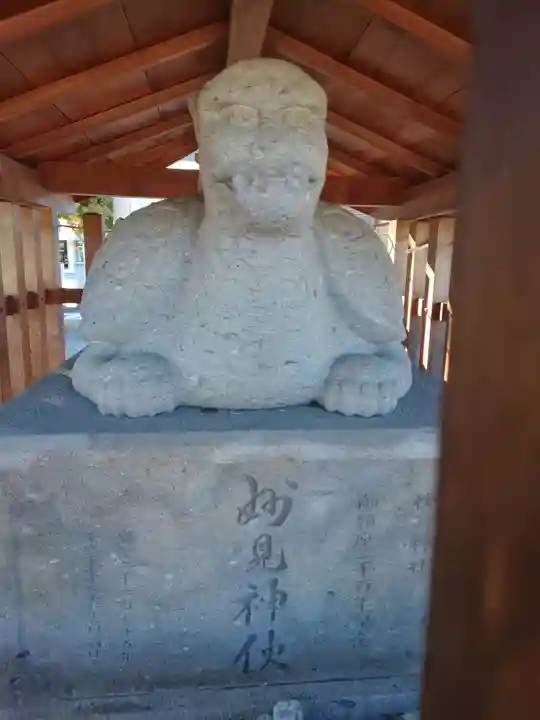 秩父神社大祭御旅所の像