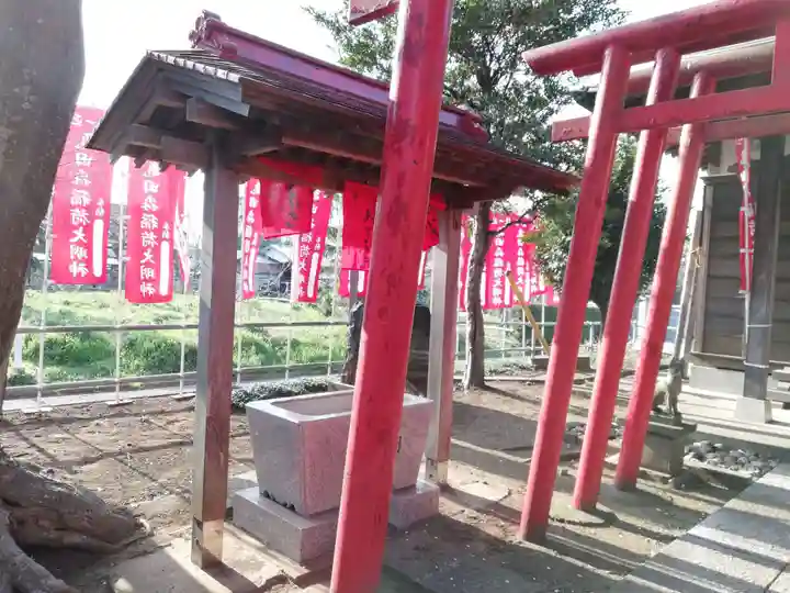 亀田森稲荷神社の手水舎