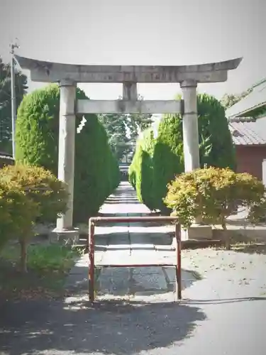 邑楽護国神社の鳥居