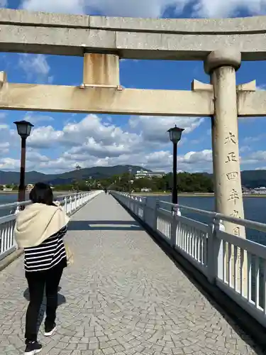 八百富神社の鳥居