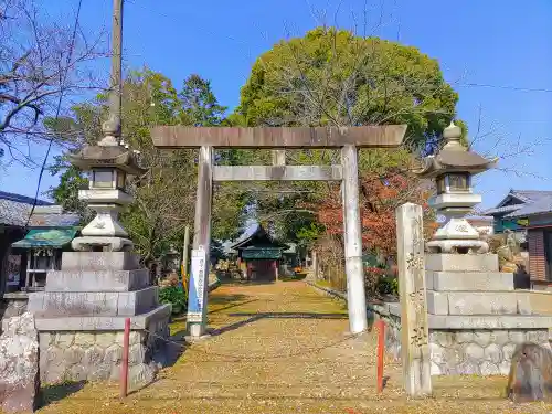 神明社（宮浦）の鳥居
