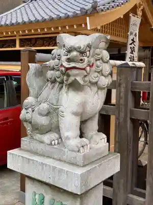 袋町お聖天　福生院の狛犬