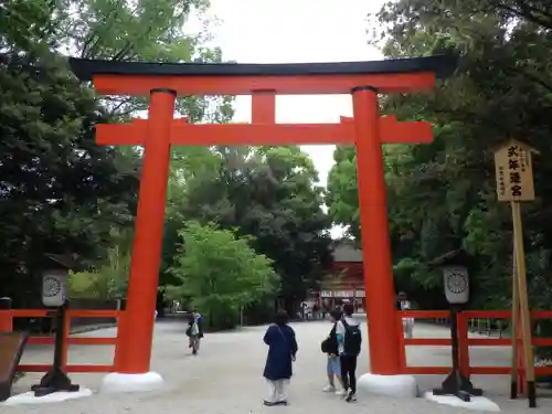 賀茂御祖神社（下鴨神社）の鳥居