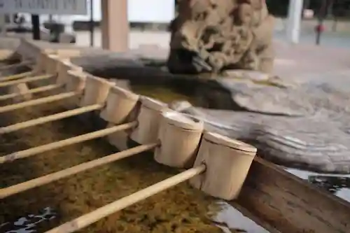 石見国一宮　物部神社の手水舎