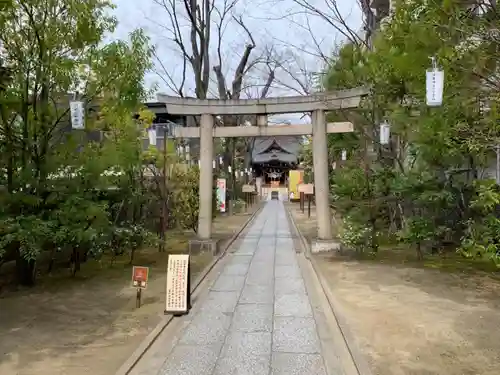 溝口神社の鳥居