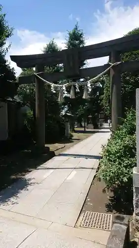 薭田神社の鳥居