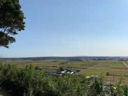 鏡峯神社の景色