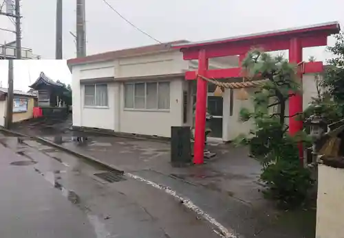 稲荷神社（中里）の鳥居