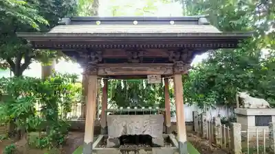 小平神明宮の手水舎