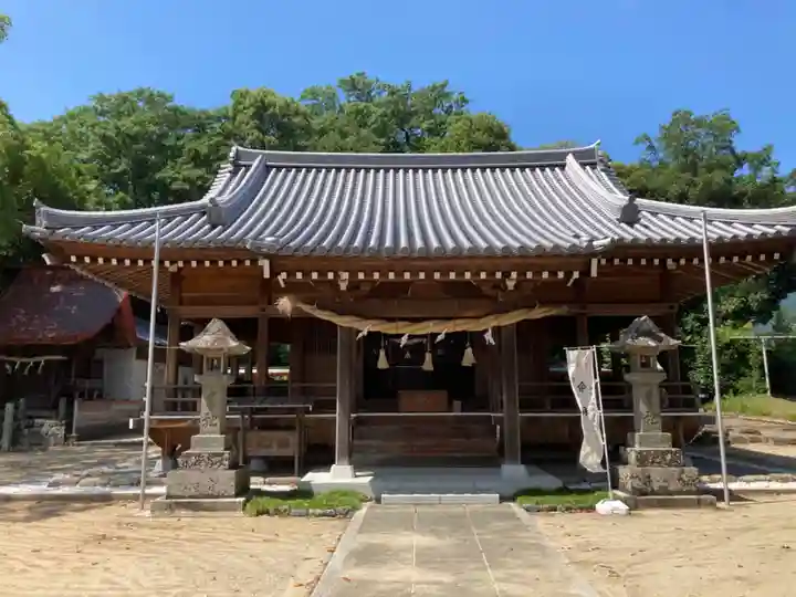 川上神社の本殿・本堂