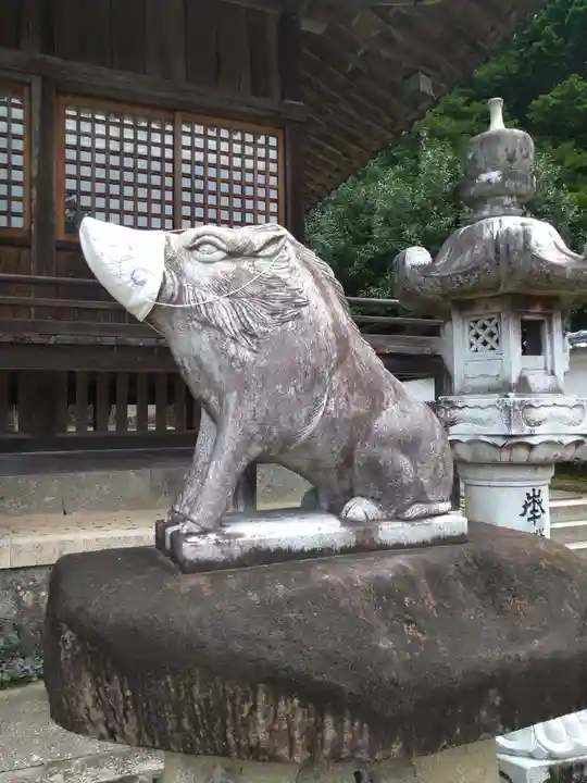 和氣神社(和気神社)の狛犬