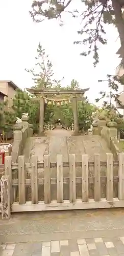 鶴嶺八幡宮の鳥居