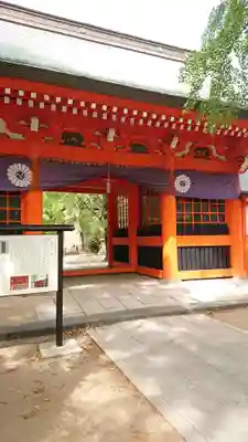 葛飾八幡宮の山門・神門