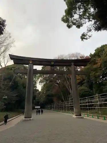 明治神宮の鳥居
