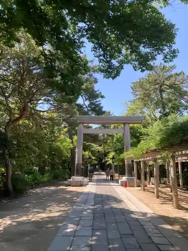 越ヶ谷久伊豆神社の鳥居