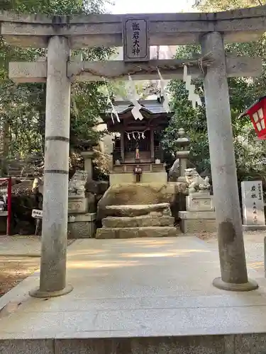 越木岩神社の鳥居