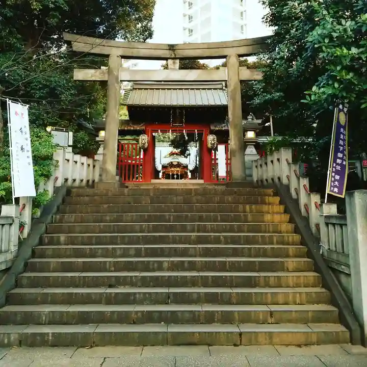 金王八幡宮の鳥居