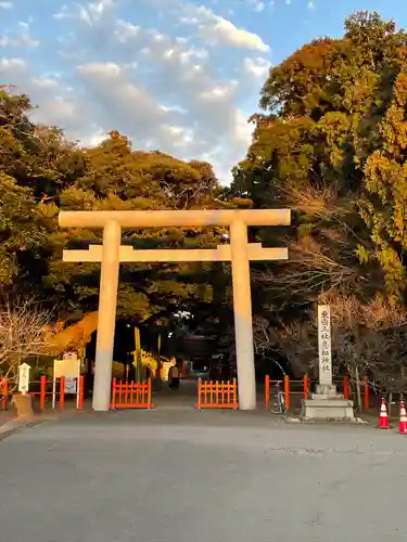 息栖神社の鳥居