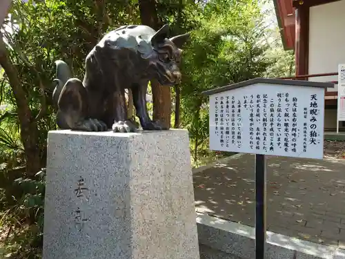 稲毛神社の狛犬