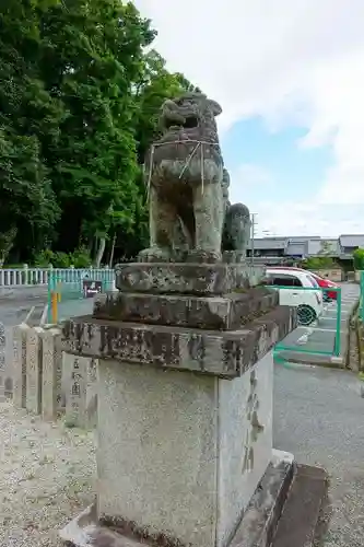 鴨都波神社の狛犬