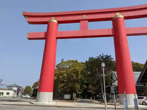 自凝島神社の鳥居