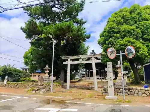 八幡社の鳥居