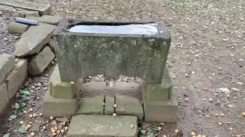 神明神社の手水