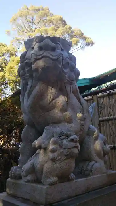 柴崎神社の狛犬