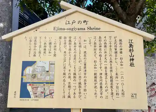 江島杉山神社の歴史