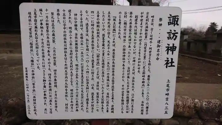 諏訪神社のその他建物