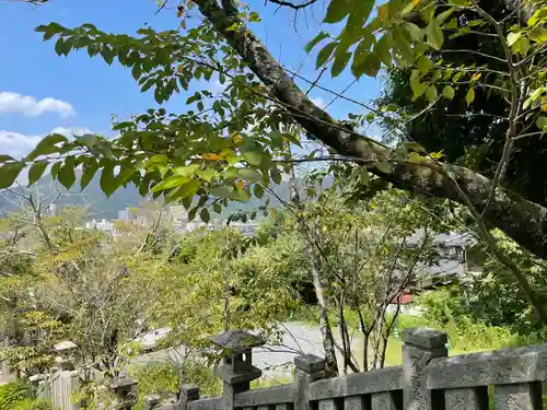 古熊神社の景色