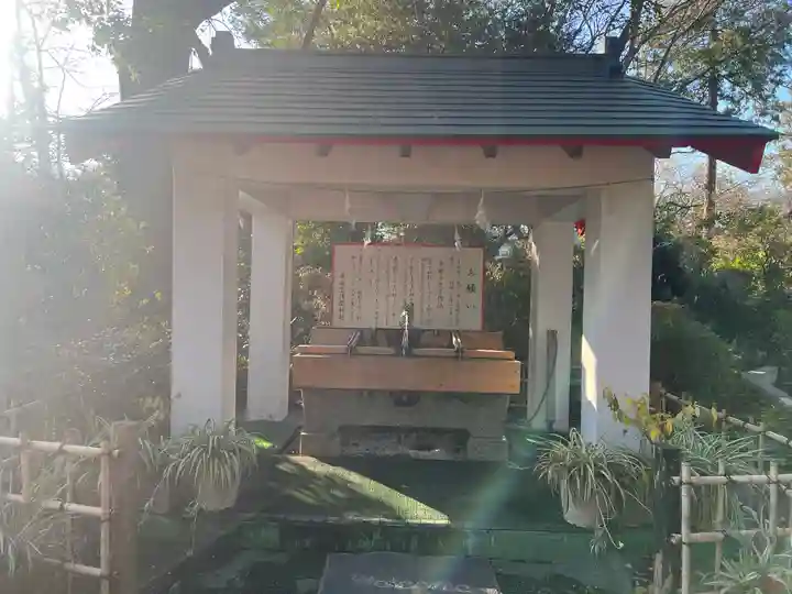 米之宮浅間神社の手水舎