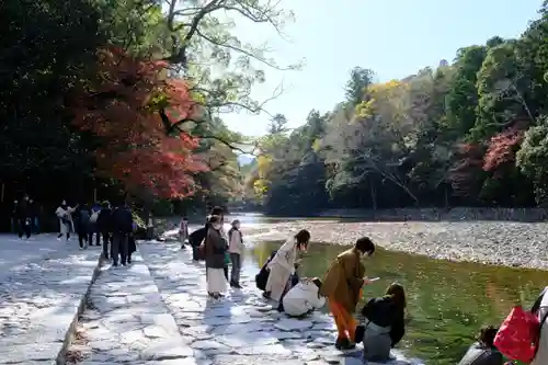 伊勢神宮内宮（皇大神宮）の手水舎