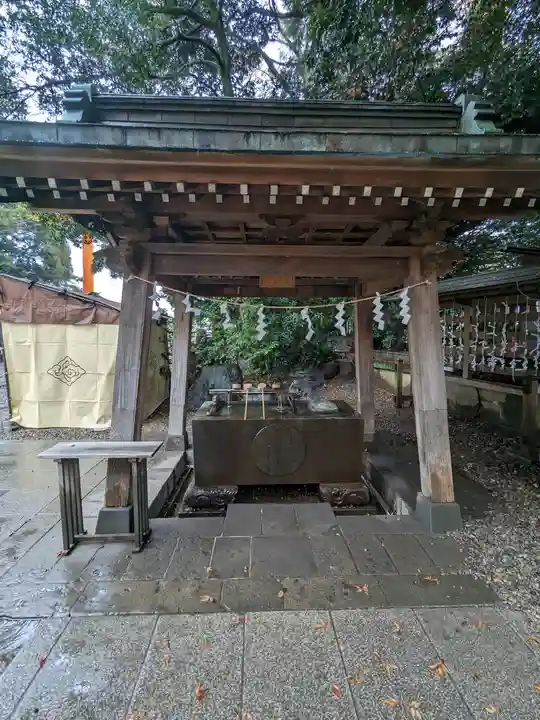 川越氷川神社の手水舎