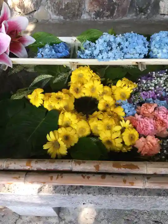 星置神社の手水舎