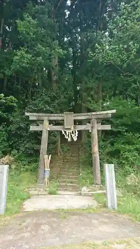 深山神社の鳥居