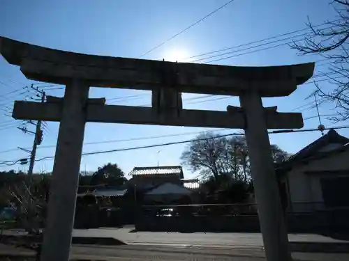 東金野井　天神社の鳥居